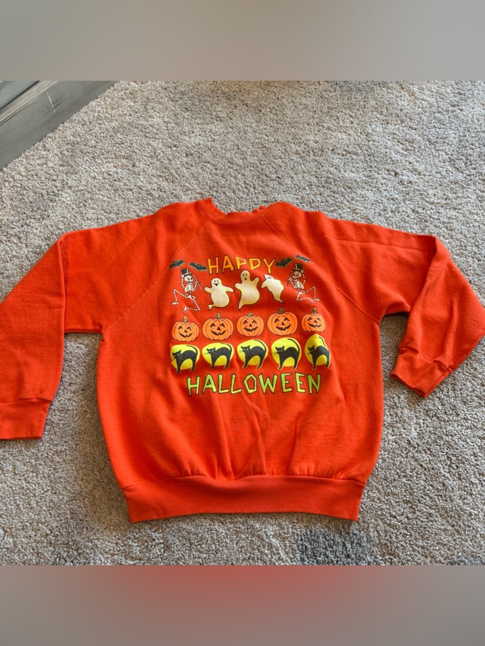 Vintage Halloween Crewneck Sweatshirt Size Large